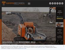 Tablet Screenshot of gandinimeccanica.com